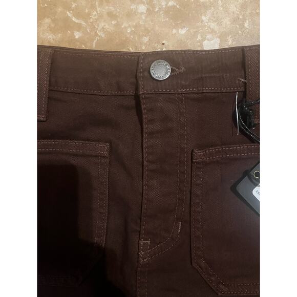 NWT Just Black denim Double Button skirt -Expresso Size XSP - Picture 3 of 5